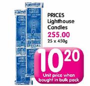 Prices Light House Candles-25 x 450g 