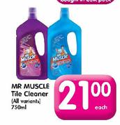 Mr Muscle Tile Cleaner(All variants)-750ml Each