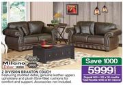 Milano 2 Divison Braxton Couch