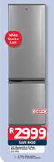Defy 237 Gross Litre Fridge Bottom Freezer Metallic DAC499
