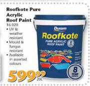 Duram Roofkote Pure Acrylic Roof Paint 16-020-20L