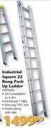 Industrial Square 22 Rung Push Up Ladder DMS600