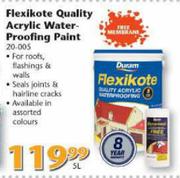 Duram Flexikote Quality Acrylic Water-Proofing Paint-20-005-5L