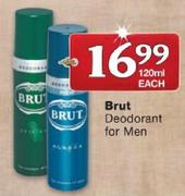 Brut Deodorant For Men-120ml Each