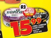 Cobra/Sunbeam Floor Polish Assorted-350ml Each