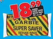 Garbie Super Saver Refuse Bags Roll-20's