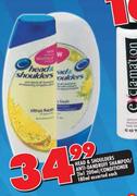 Head & Shoulders Assorted Anti-Dandruff Shampoo/ 2 In 1 -200ml / Conditioner - 180ml  Each