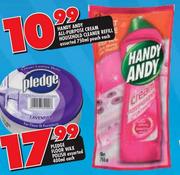  Handy Andy All-Purpose Cream Household Cleaner Refill Assorted Pouch-750ml 
