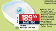 Carmen Massage Foot Spa