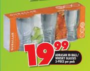 Adrasan Hi-Ball / Whisky Glasses 3-Piece Per Pack