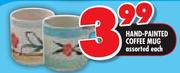  Hand-Painted Coffee Mug Assorted-Each