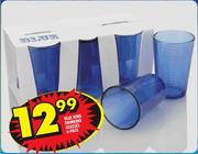 Blue Ring Drinking Glasses 6-Pack