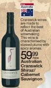 Australian Cranswick Shiraz/Cabernet Sauvignon-750ml