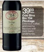 Odd Bins Bin 704 Pinotage-750ml