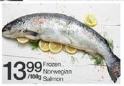 Frozen Norwegian Salmon-100g
