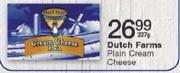 1Dutch Farms Plain Cream Cheese-227g