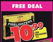 Lion Firelighters-12's