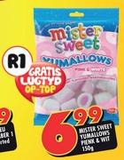 Mister Sweet Yumallows Pienk & Wit-150g