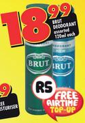 Brut Deodorant-120ml Each