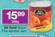All Gold Super Fine Apricot Jam-900g