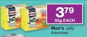 Moir's Jelly Assorted-80g Each
