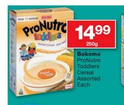 Bokomo ProNutro Toddlers Cereal Assorted-250g Each
