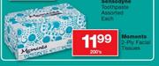 Moments 2-Ply Facial Tissues-200's