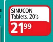 Sinucon Tablets-20's