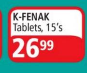K-Fenak Tablets-15's