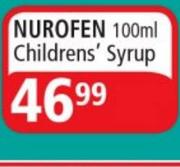 Nurofen Children's Syrup-100Ml