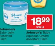 Johnson's Baby Aqueous Cream Assorted-350Ml Each