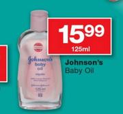 Johnson's Baby Oil-125Ml Each
