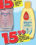 Johnson's No More Tears Baby Shampoo-125ml