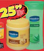 Vaseline Total Moisture Body Lotion-400ml/Cream-500ml Each