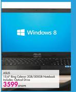 Asus 15.6" Bing Celeron 2GB/500GB Notebook