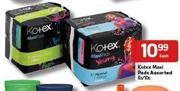 Kotex Maxi Pads-8's/10's Each