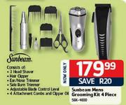 Sunbeam Mens Grooming Kit-4 Piece(SGK-4000)
