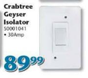 Voltex Crabtree Geyser 30A Isolator(S0001041)