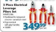 3 Piece Electrical Leverage Pliers Set(WMPS186)-Per Set