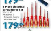 8 Piece Electrical Screwdriver Set(WMSS187)-Per Set