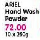 Ariel Hand Wash Powder-10 x 250gm