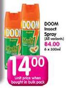 Doom Insect Spray(All Variants)-300ml Each