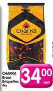 Charka Braai Briquettes-4kg Each