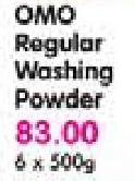 Omo Regular Washing Powder-6 x 500gm