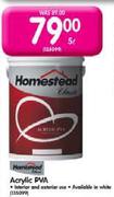 Homestead Acrylic PVA-5Ltr