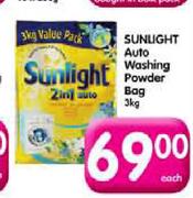 Sunlight Auto Washing Powder Bag-3kg Each