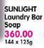Sunlight Laundry Bar Soap-144 x 125g Each