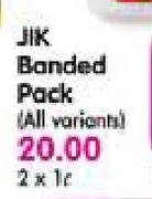 Jik Banded Pack (All Variants)-2 x 1L 