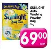 Sunlight Auto Washing Powder Bag-3Kg