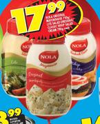 Nola Original Mayonnaise 750Gm/Lite Salad Dressing/Classic Whip Salad Cream-780Gm Each